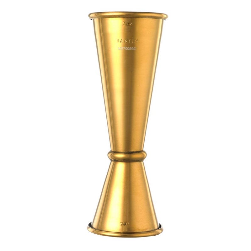 Barfly Japanese Style Jigger, 1 oz x 2 oz, Gold,M37005GD - Image 1